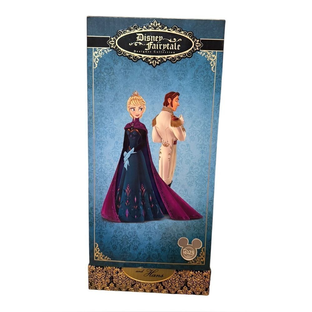 Disney D23 2015 Limited Edition Fairytale Elsa & Hans Doll Frozen 797/1023 New